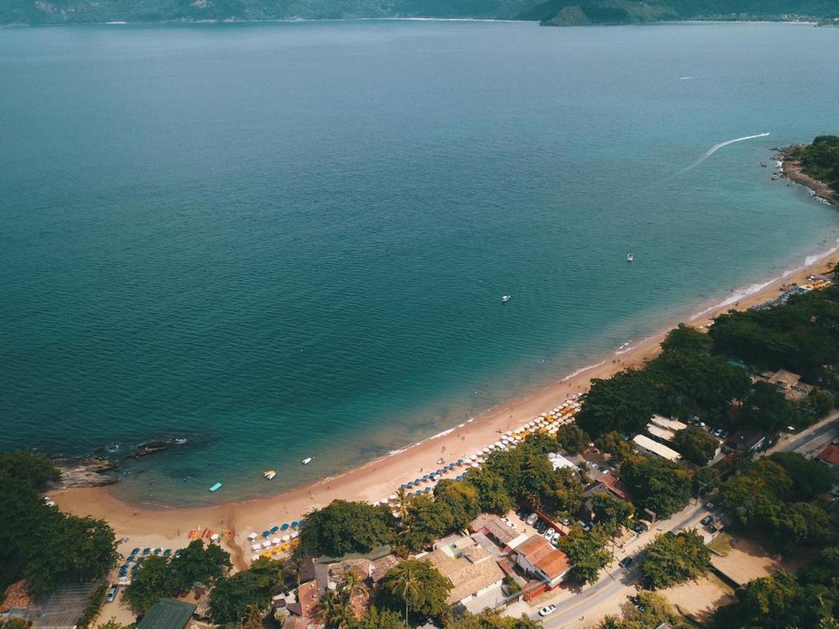 Bangalo Com Vista Para O Mar No Condominio Yacamim Ilhabela Praia Do Curral Eksteriør billede