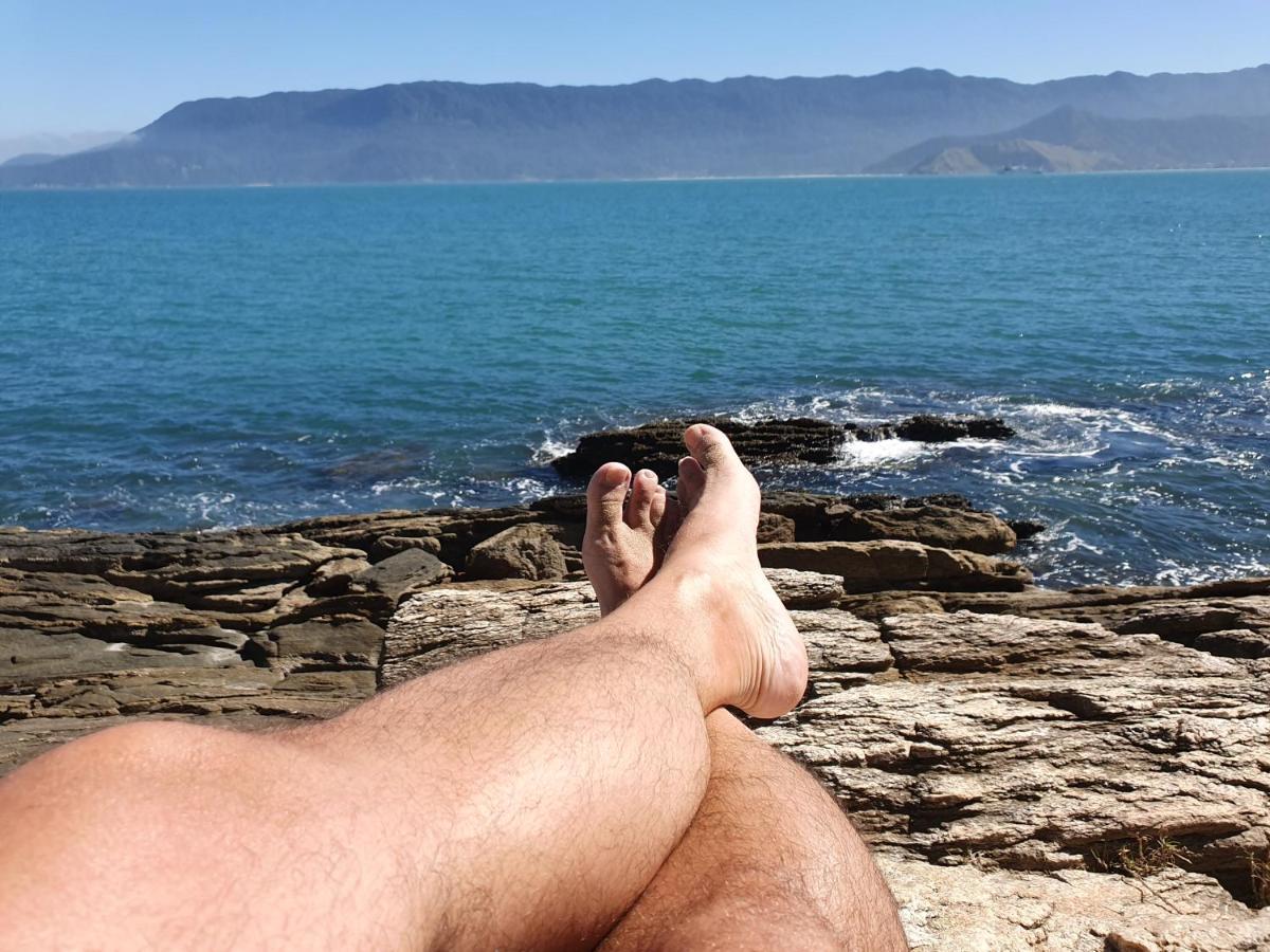 Bangalo Com Vista Para O Mar No Condominio Yacamim Ilhabela Praia Do Curral Eksteriør billede