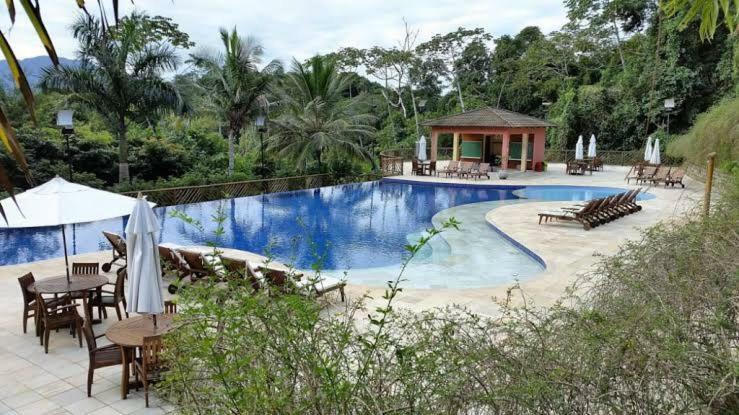 Bangalo Com Vista Para O Mar No Condominio Yacamim Ilhabela Praia Do Curral Eksteriør billede