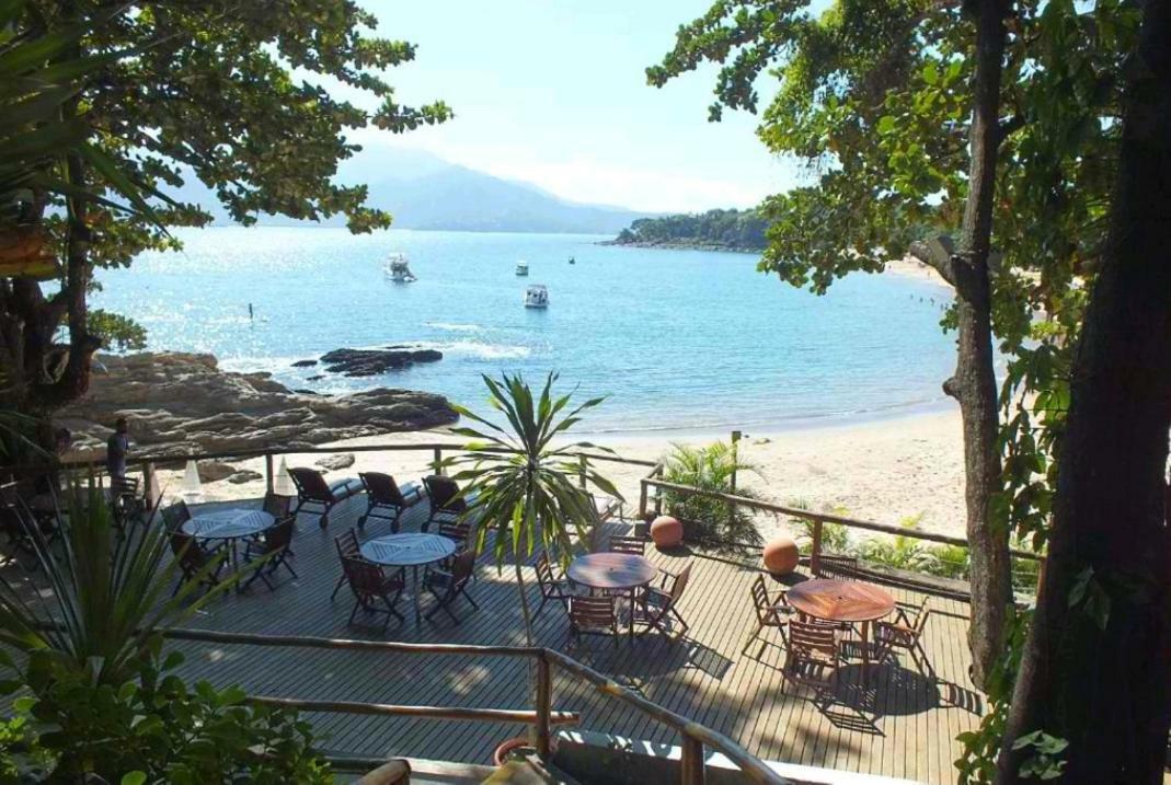 Bangalo Com Vista Para O Mar No Condominio Yacamim Ilhabela Praia Do Curral Eksteriør billede